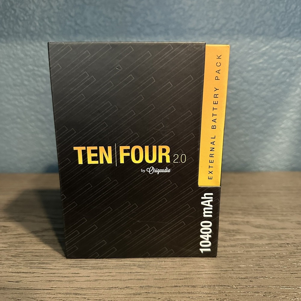 Ten Four 2.0 External Battery Pack OrigAudio 2 USB Ports 10400mAH KDP Logo NEW